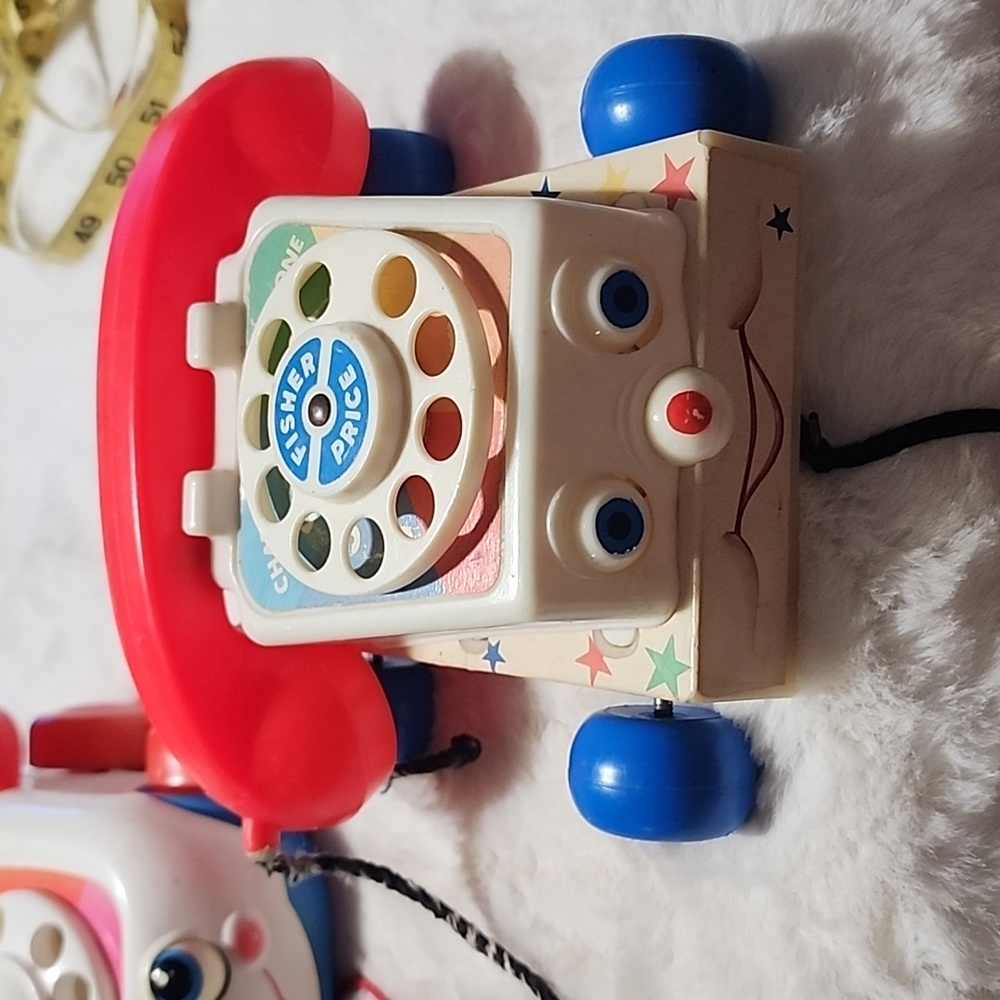 FISHER PRICE  CHATTER TELEPHONES   ( 2 TOTAL ) - Picture 4 of 6
